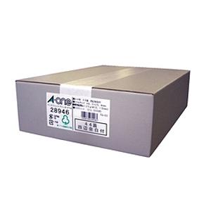 エーワン 28946 ラベルシール インクジェット ( A4 ／ 44面 ／ 四辺余白付 ／ 500シート ) ホワイト
