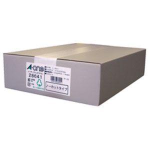エーワン 28641 下げ札消印 レーザ印刷者 ( A4 ／ 1面 ／ ノーカット ／ 500居敷き ) 白いこと