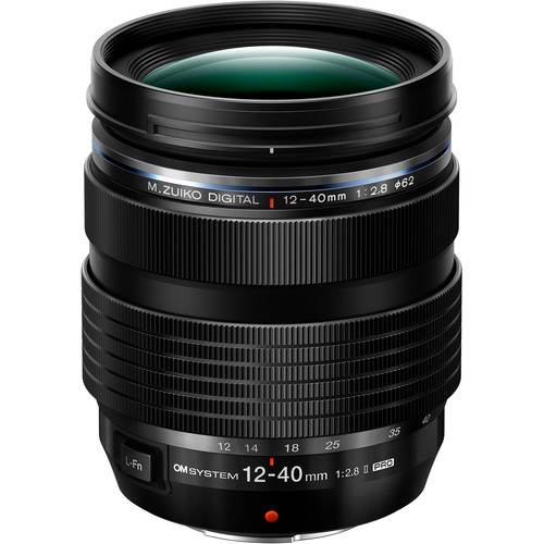 OMデジタルソリューションズ M.ZUIKO DIGITAL ED 12-40mm F2.8 PRO II 交換レンズ M.ZUIKO DIGITAL ブラック｜キムラヤ店