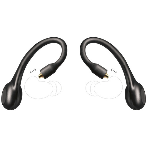 SHURE ワイヤレスイヤホン変換 typeC IPX4 最大32時間再生 セキュアフィット・アダプター RMCE-TW2 ブラック系