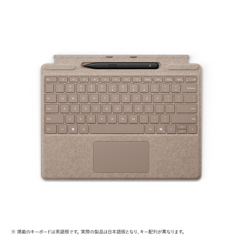 Microsoft 8X6-00163 Surface Pro 鍵盤（書き込み納める付き添い人／か細い 書き込み付き添い人） 手あい 覆いかぶせる デューン
