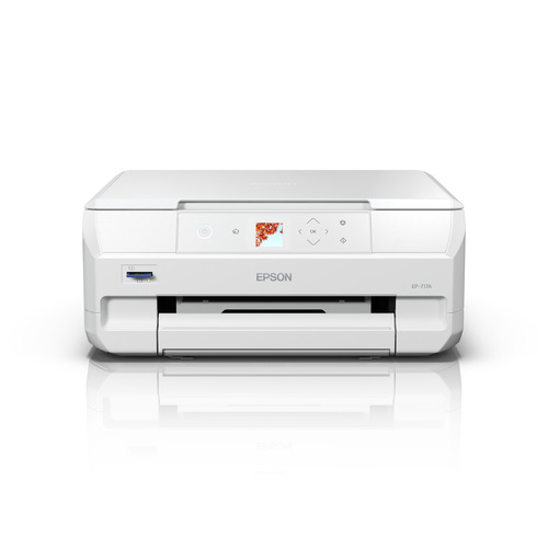 EPSON EP-717A A4色合いインクジェット結びあわせる機  白いこと