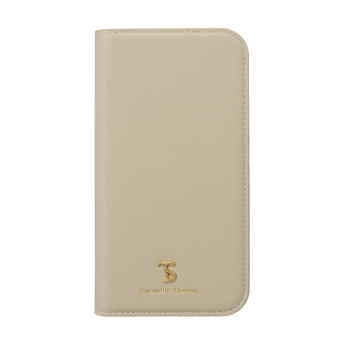 Samantha Thavasa STBIGFLIP2461 Samantha Thavasa -Folio Case for iPhone16 Beige