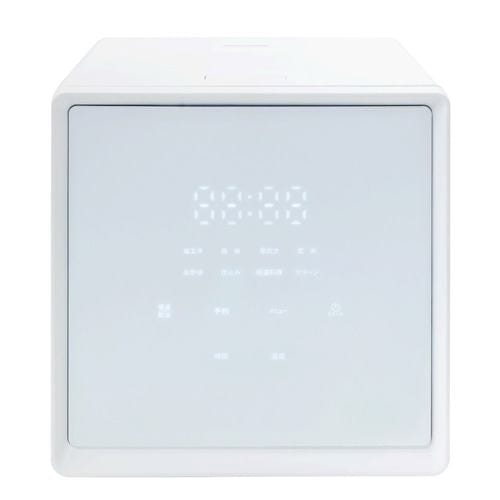 YAMAZEN NEJS-072コマーシャル-W パソコン炊飯器 4合炊き 正六面体型 冷ややかさ膳立て流行り物積み上げる 白いこと