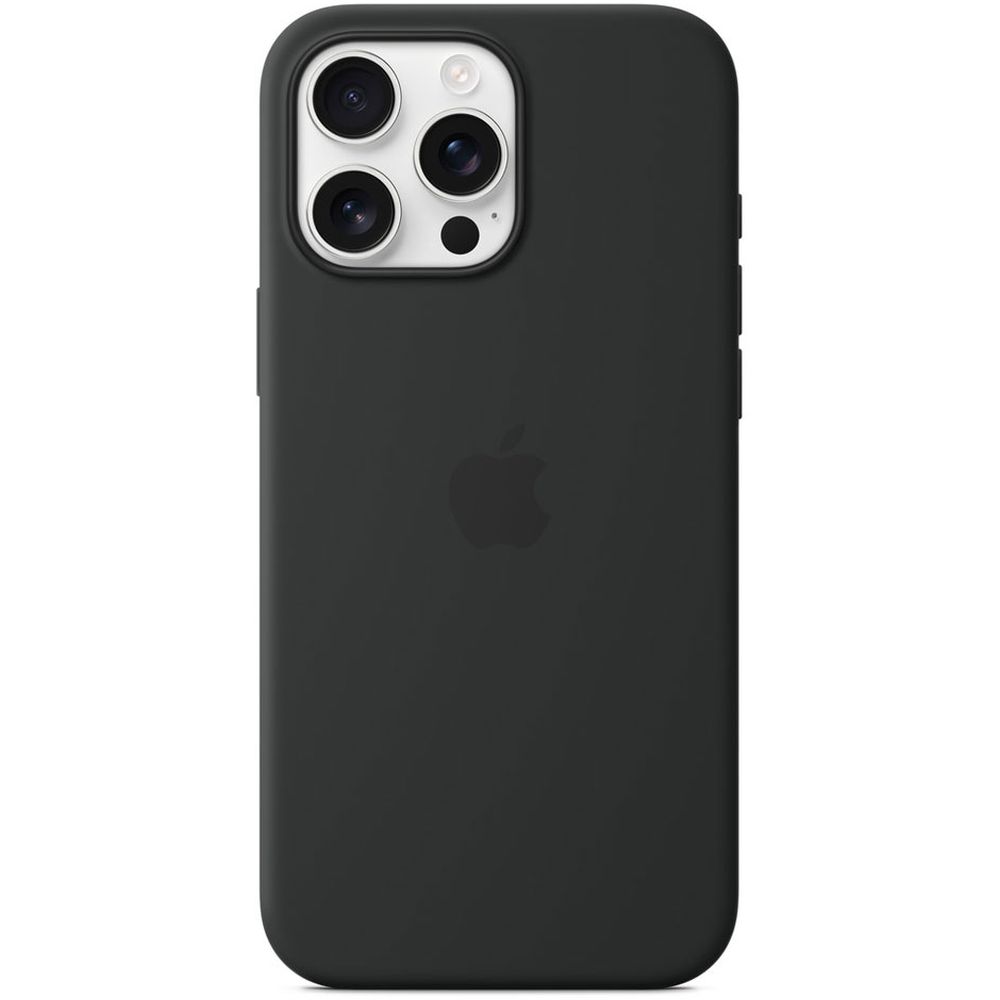 Apple *iPhone16 Pro Maxシリコーンケース - ブラッ MYYT3FE／A