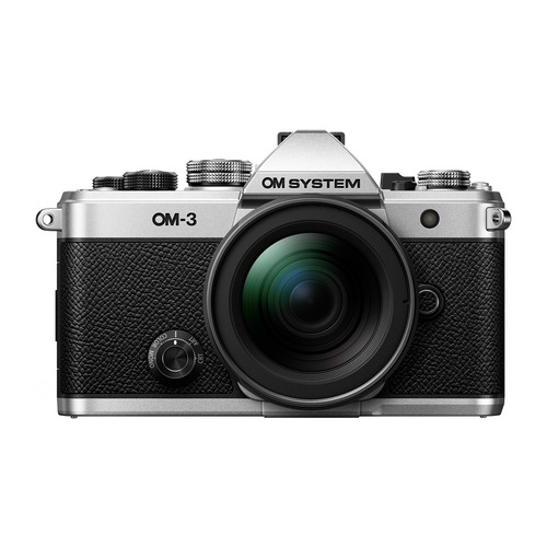 OMデジタルソリューションズ OM-3 12-45粍 F4.0 PRO一揃いの道具 SLV デジタル一眼写真機 OM SYSTEM しろがね色