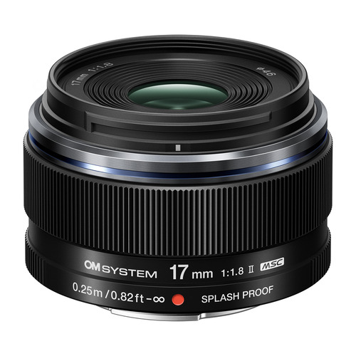 OMデジタルソリューションズ 17粍 F1.8 II 取り替えっこ水晶体 OM SYSTEM 黒いこと