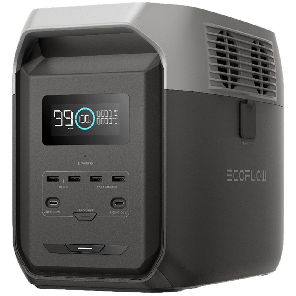 EcoFlow エコフロー DELTA 3 1500 容量1536Wh 出力1500W EFDELTA1500-JP-B-CBO ポータブル電源｜キムラヤ店