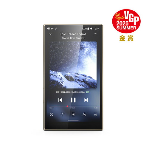 FIIO FIO-M21-G M21 デジタルオーディオプレーヤー ハイレゾ相応う 64GB チタニウムゴールド