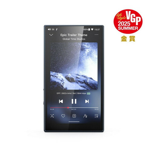 FIIO FIO-M21-L M21 デジタルオーディオプレーヤー ハイレゾ相応う 64GB うす暗い青色