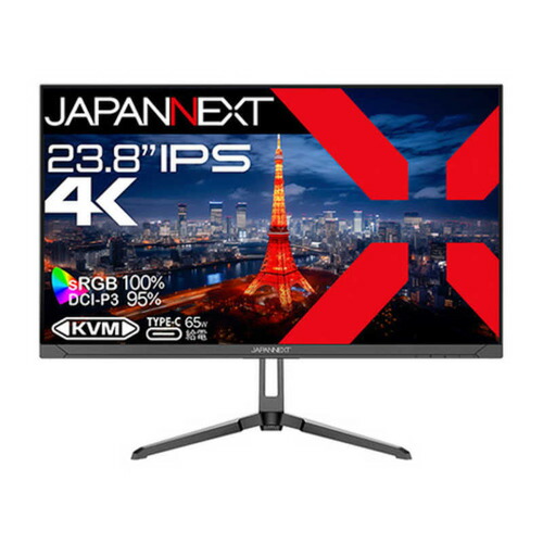 JAPANNEXT IPSダイアログボックス積み上げる 液晶管する HDR sRGB：100％ (2年引き受ける) JN-IPS2380UHDR-C65W