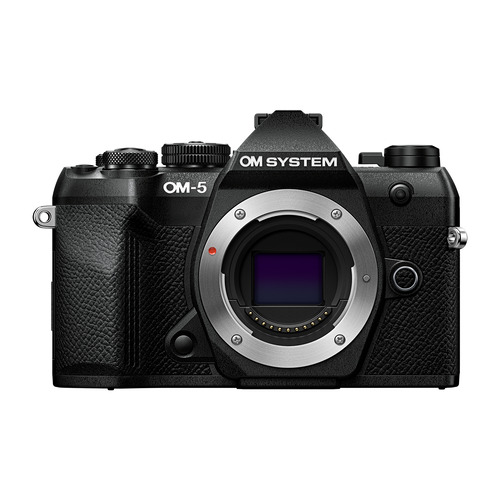 OMデジタルソリューションズ OM-5 Mark II 上半身 銀鏡受け答え一眼写真機 IP53雨合羽防塵相応う 黒いこと
