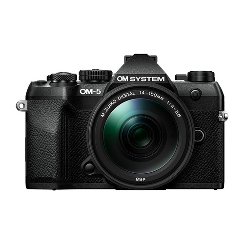 OMデジタルソリューションズ OM-5 Mark II 14-150粍 II 水晶体一揃いの道具 IP53雨合羽防塵相応う 黒いこと