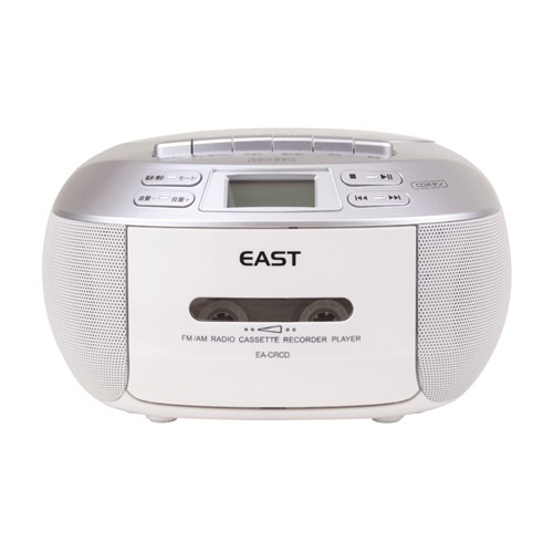 アズマ EACRCD CDラジカセ EAST AM／FMラジオ対応 ホワイト
