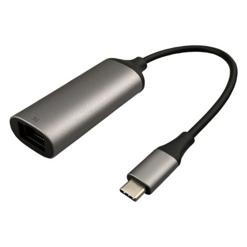 GOPPA USB10Gbps Type-C接続 5GbE LANアダプター ［Type-Cオス ／LAN］ シルバー GP-CR455GH／S｜キムラヤ店