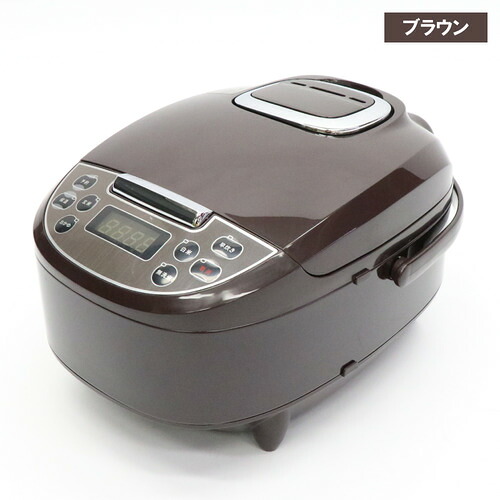 ヒロコーポレーション HK-RC554BR ワンタッチ炊飯器 5合炊き マイコン ブラウン
