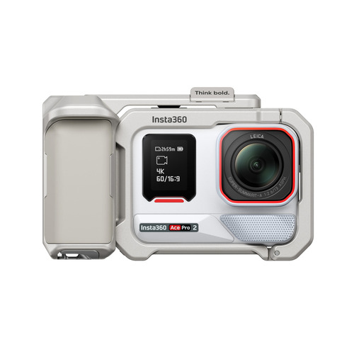 Insta360 CINSBBGA-ACEPRO2128 Acepro2 表どおり映画化仕掛ける シングル蓄電池 4K相応う 雨合羽 アークティックホワイト