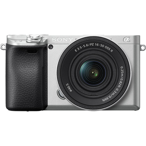 ソニー ILCE-6400K S 一眼写真機 α Eマウント パワーズームレンズキット しろがね色