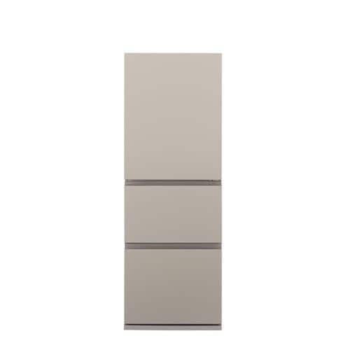 パナソニック 冷蔵庫 326L 右開き 3ドア 幅60cm うす型 大容量野菜室 NR-C33ES2-C ベージュ系