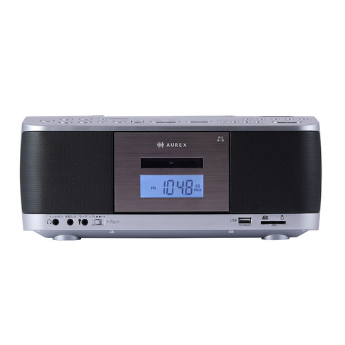 東芝 AX-KCR70(S) CDラジカセ 声くっきり機能搭載 Bluetooth録音対応 シルバー｜キムラヤ店
