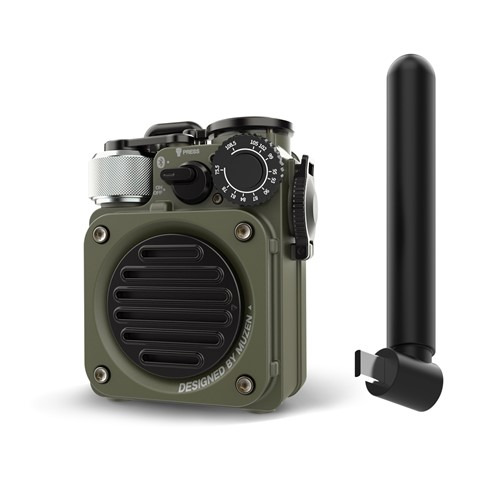 MUZEN MWPVXI3G Bluetoothスピーカー モバイルバッテリーにもなる IPX5防水対応 ジャングルグリーン