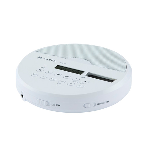 東芝 AX-CP50(W) 携帯型CD電気蓄音機 ステレオ金棒引き積み上げる Bluetooth変速機役立つこと 白いこと
