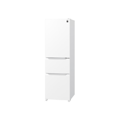 シャープ SJ-PT32R-W ３ドアドア冷蔵庫 (317L・右開き) マットホワイト