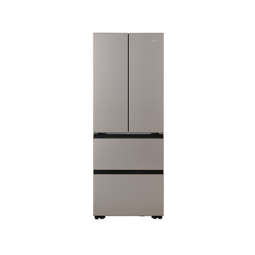 Haier 冷蔵庫 411L 観音開き 4ドア 70cm 鮮度キープ冷凍 変温ケース きれいエアー JR-G41A-H グレー系