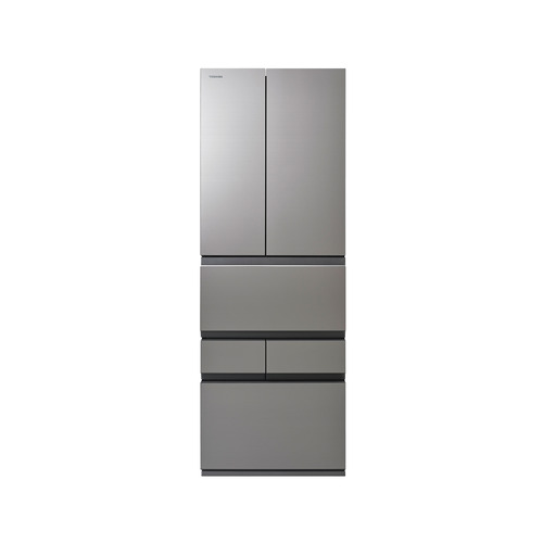 【無料長期保証】東芝 冷蔵庫 506L 観音開き 6ドア 幅65cm メタリッククールパネル 摘みたて野菜室 おいしさ持続上質冷凍 GR-A51YFV(ZH) グレー系
