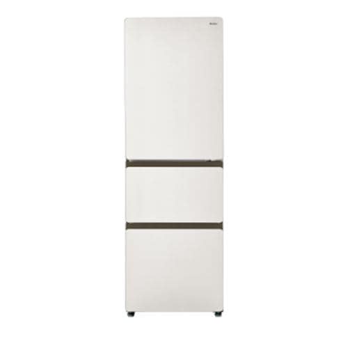 Haier 冷蔵庫 375L 右開き 3ドア 鮮度キープ冷凍 大容量野菜室 フレッシュルーム JR-CVM38A-W ホワイト系