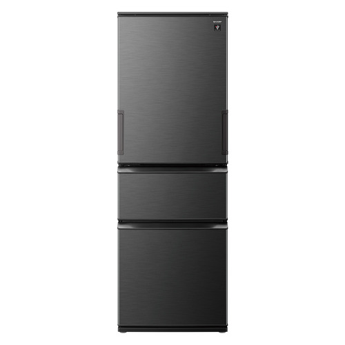 小ざかしい 電気冷蔵庫 374L どっちも部屋の入り口 3部屋の入り口 幅60糎 プラズマクラスター シャキット草片室 封鎖室3段入れもの SJPW37R 薄墨色系