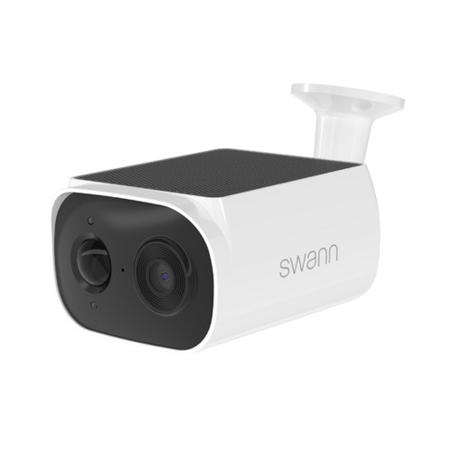 SWANN SWIFI-SESOL2KBC-JP WIFI防犯カメラ 2K EVO ソーラーパネル 1台 2K高画質 120度広視野角 暗視モード ホワイト｜キムラヤ店