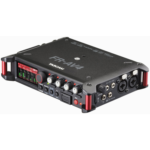 TEAC FR-AV4 ポータブルフィールドレコーダー TASCAM 32ビットフロート録音対応 オーディオミキサー内蔵 ブラック