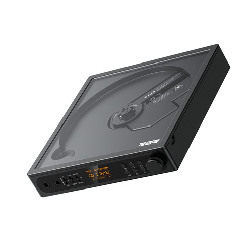 FIIO FIO-DM15R-B ポータブルCDプレーヤー フルバランス24bit R2R DAC回路搭載 Bluetooth対応 ブラック