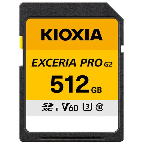 KIOXIA KSDHU-B512G SDXC歌留多 512GB Class10 UHS-II UHS機敏さ位置付けU3 録画媒体機敏さ位置付けV60