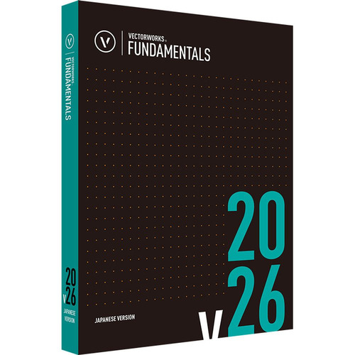 A\u0026A 124291 Vectorworks Fundamentals 2026 スタンドアロン版 永久不変使用許可 CADホンブルグ帽 Windows Mac相応う