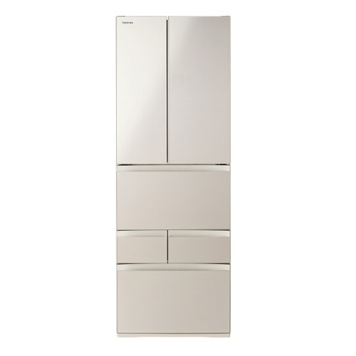【無料長期間引き受ける】東芝 電気冷蔵庫 509L 観音開き 6部屋の入り口 幅65糎 目あたらしい摘みたて草片室 溶かす流行り物 とってもエコ GR-A510FH(EC) ゴールド系