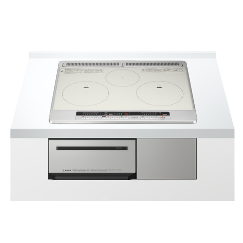 HITACHI HT-M7STF(S) 貨物輸送無料 ビルトはたご屋IH煮炊き暖房器 3口IH 200V 天板幅60糎 しろがね色