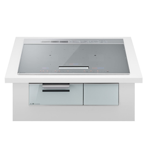三菱 CSR8A7S 貨物輸送無料 ビルトはたご屋IH煮炊き暖房器 3口IH 200V 天板幅75珊 しろがね色