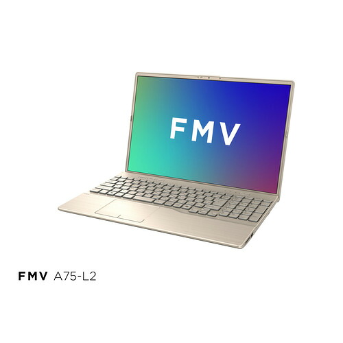 富士通 万覚え帳パソコン FMV Note A FMVA75L2GA[16型 | WUXGA | Ryzen 7 | 16GB | 512GB | Windows 11 Home | Officeオプ付 | ベージュゴールド]