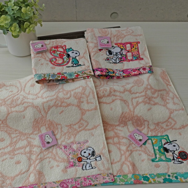 楽天市場 4枚までネコポス可 Kawabe Peanuts Snoopy ピーナッツ スヌーピー タオルハンカチ イニシャル 川辺 Nc 2昨シーズンの販売価格より値下げしています 生活雑貨all