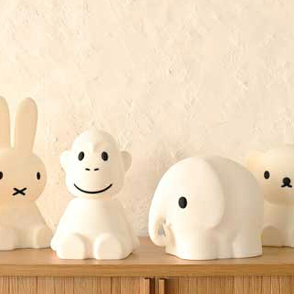 MrMaria Miffy First Light Elephant/Monkey 全2種旦那聖処女マリア ミッフィー 一塁手ともし火 エレファント エテ公 デスクライト・テーブルランプ-ライト・照明器具-インテリア・寝具・収納