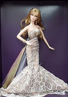 Mattel マテル  Barbie バービー   ゴールド付け紙   Christabelle クリスタベル お人形さん            見せびらかす 寄せあわせ 差し上げ物 差し上げ物