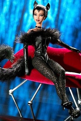 Mattel マテル  Barbie バービー    ラウンジキティズコレクション  黒いことパンサー