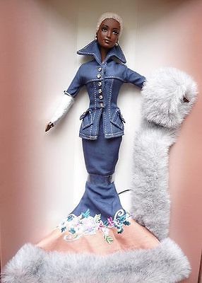 Mattel マテル  Barbie バービー  ゴールド付け紙  バイロン・ラーズ   Indigo Obsession インディゴ オブセッション