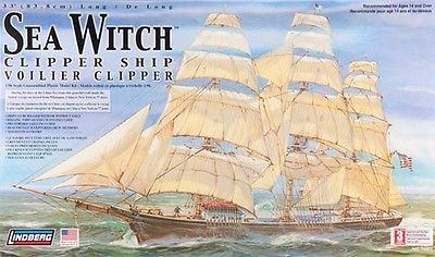 1/96 Lindberg リンドバーグ Sea Witch シー・ウィッチ プラモデル 模型 ディスプレイ インテリア コレクション 船 帆|all blue.