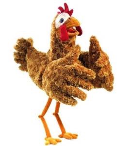 Folkmanis フォークマニス ハンドパペット CHICKEN にわとり 操り人形 指人形 ぬいぐるみ 手動 リアル キュート かわいい プレゼント ギフト 演劇 撮影 鳥|all blue.