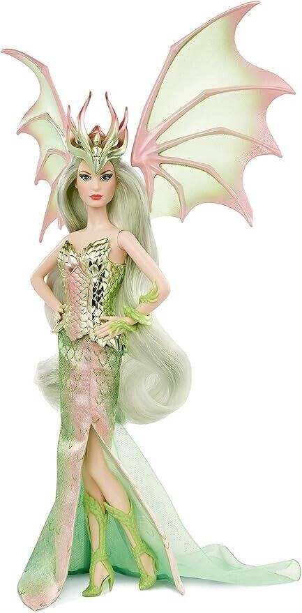 マテル バービー ゴールド付け紙   Empress dragon エンプレスドラゴン お人形さん    夢幻的 幻想曲 室内装飾 見せびらかす 差し上げ物 差し上げ物