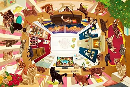 楽天市場】エポック社 1000ピース ジグソーパズル 村松誠 猫だらけ