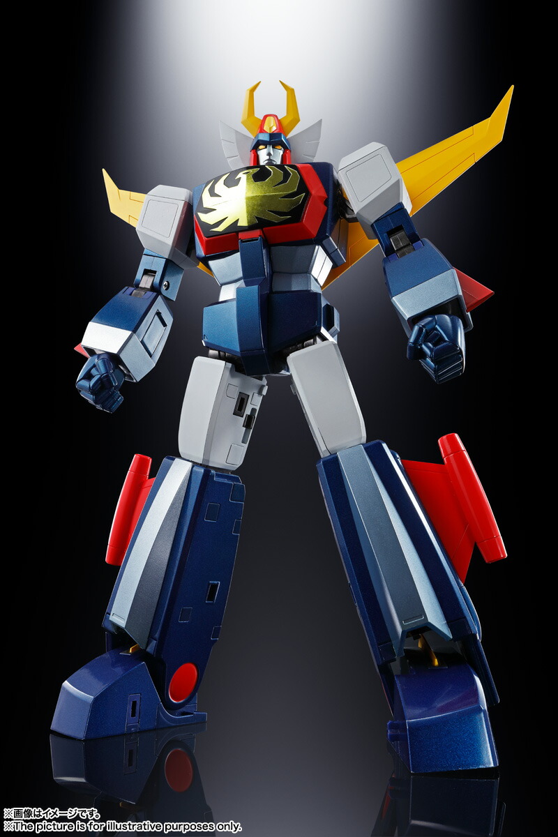 バンダイ 超合金魂 GX-66R 無敵ロボ トライダーG7 リニューアルver. フィギュア　　　　　　　　　　　　　　　　　　　　　　　ダイキャスト　アニメ　ディスプレイ　コレクション　ロボット画像